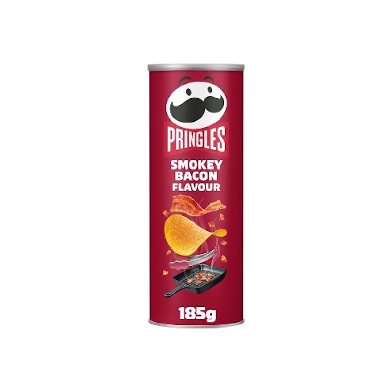 Pringles Smokey Bacon Sharing Crisps 185g