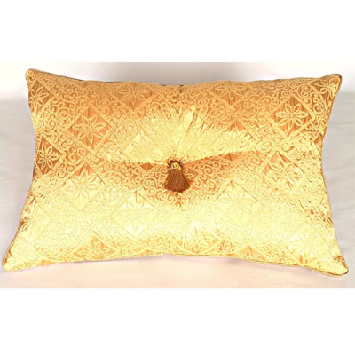 24K Gold - Ribbed Edge,  Rectangular Tassel Throws