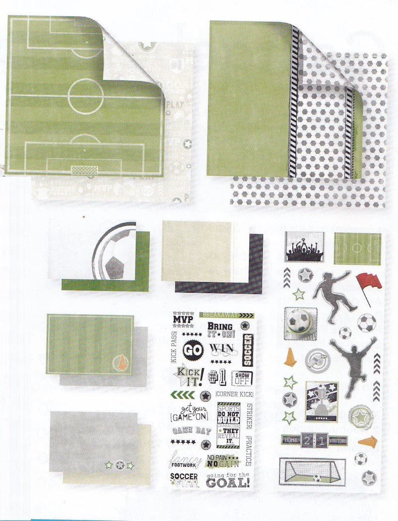 Creative Memories™ Themenpäckchen "Fußball"