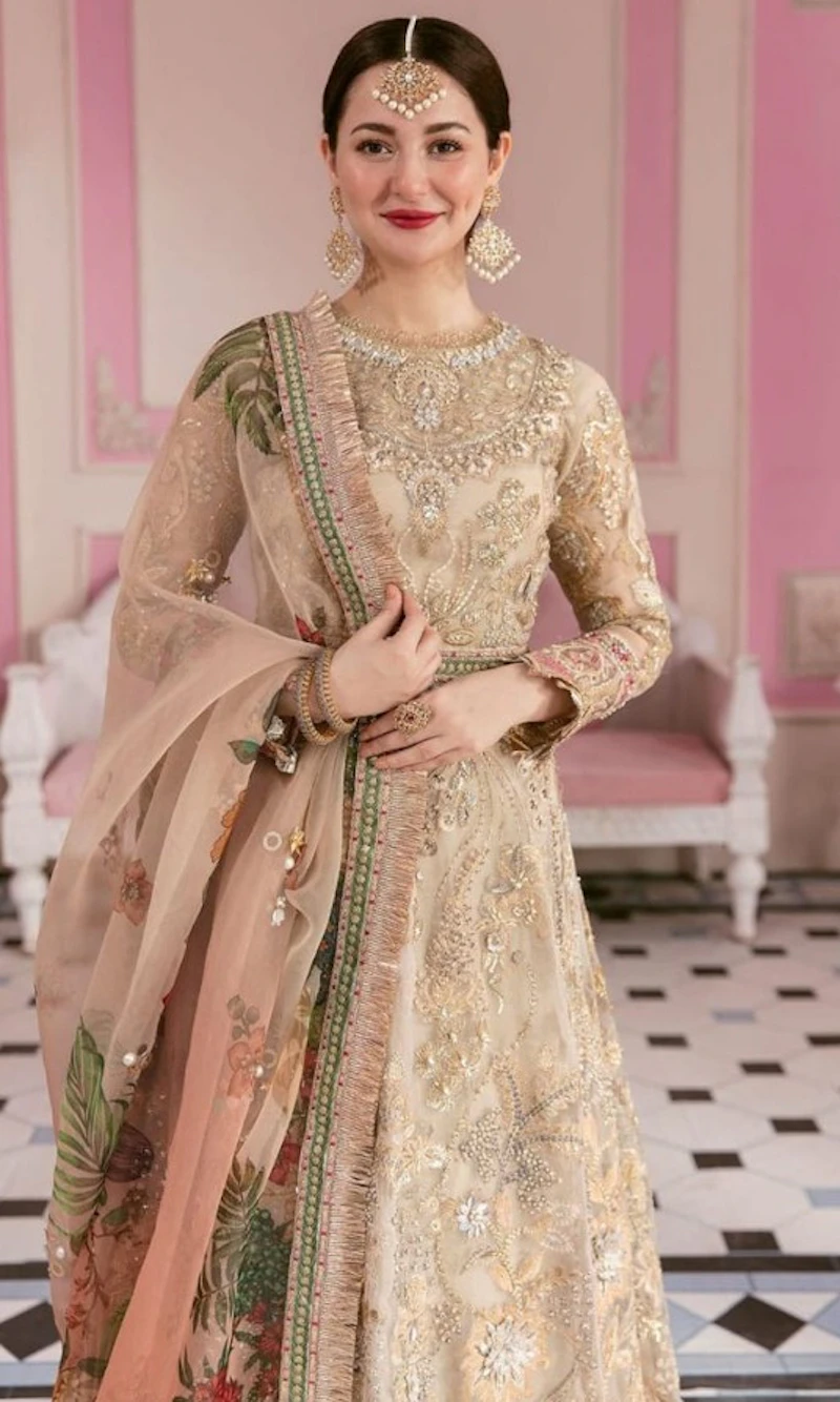 Elaf ECC-2-Monarch Heavy Embroidered Organza Suit Unstitched 