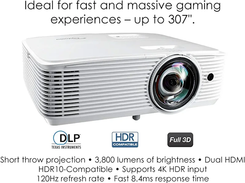 Optoma GT1080HDR Short Throw Projector