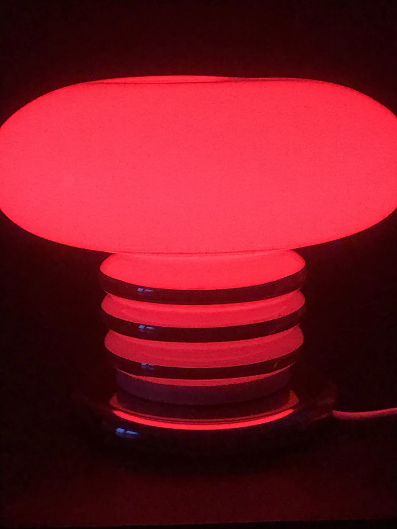 Vintage Mushroom Pilz Glaslampe