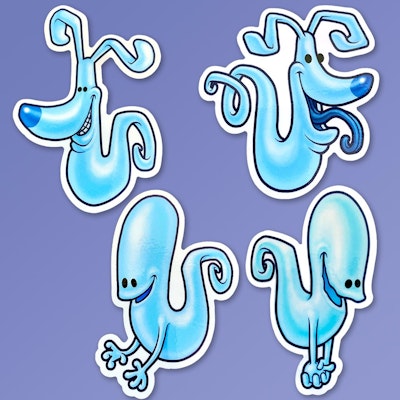 Max The Ghost Sticker Pack