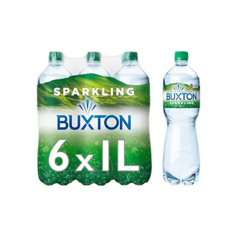 Buxton Sparkling Natural Mineral Water 6x1l