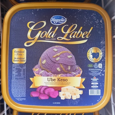 Ube Keso Ice cream 1.3L/Box (Na)