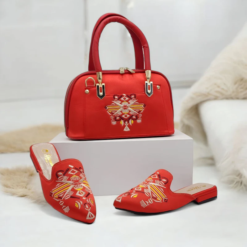 Sac + sandales femmes