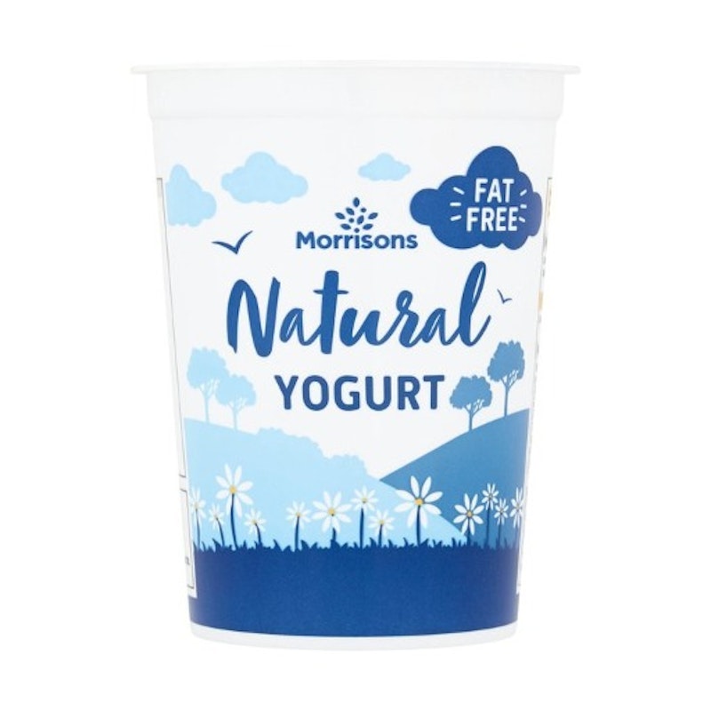 Morrisons Fat Free Natural Yogurt 500g