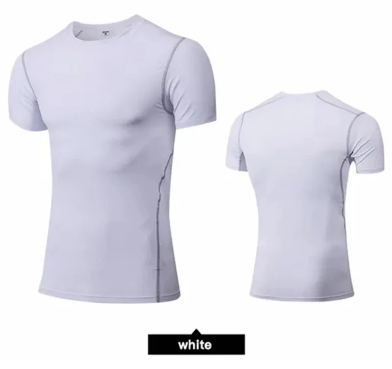 Men fitness compression t shirts
