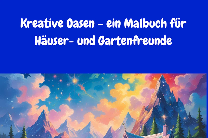 Kreative Oasen - ein Malbuch für Häuser- und Gartenfreunde