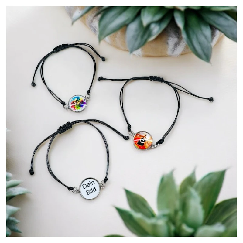 Personalisiertes Armband mit Schiebeknoten