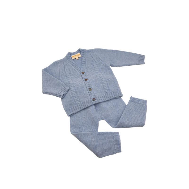 Babycardigen/Hose aus Kaschmir im Set