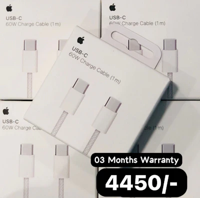 USB-C 60W charge cable (1m)  (3 months waranty)