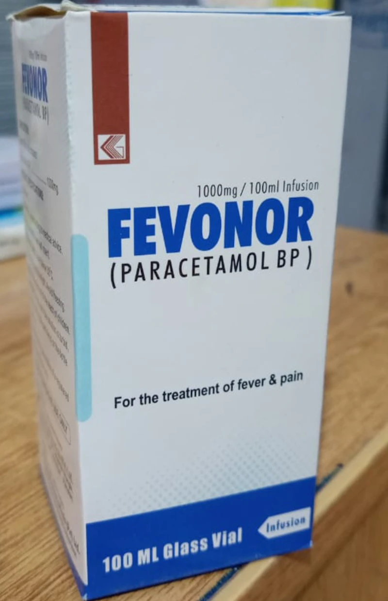 Fevonor 100ml (Paracetamol BP) Infusion 