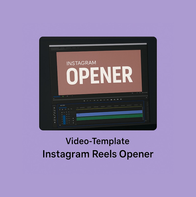 Video-Template „Instagram Reels Opener“