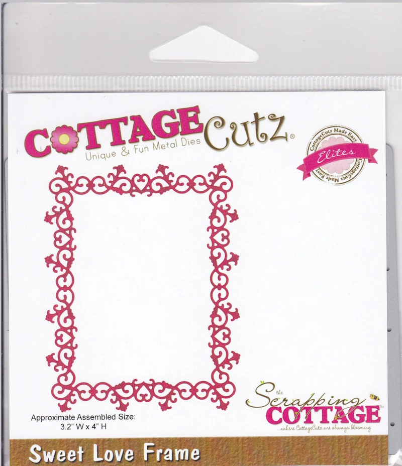 Cottage Cutz®  Die cut - Schablone "Sweet Love Frame"