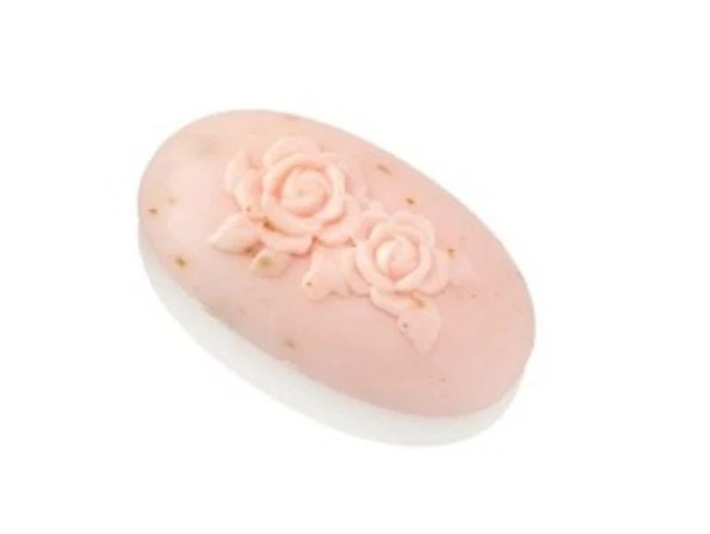 Schafmilch Seife Rose oval