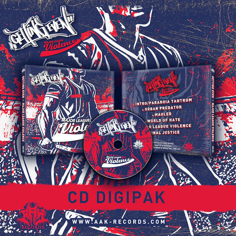 GETTING EVEN - "MAJOR LEAGUE VIOLENCE" CD-EP