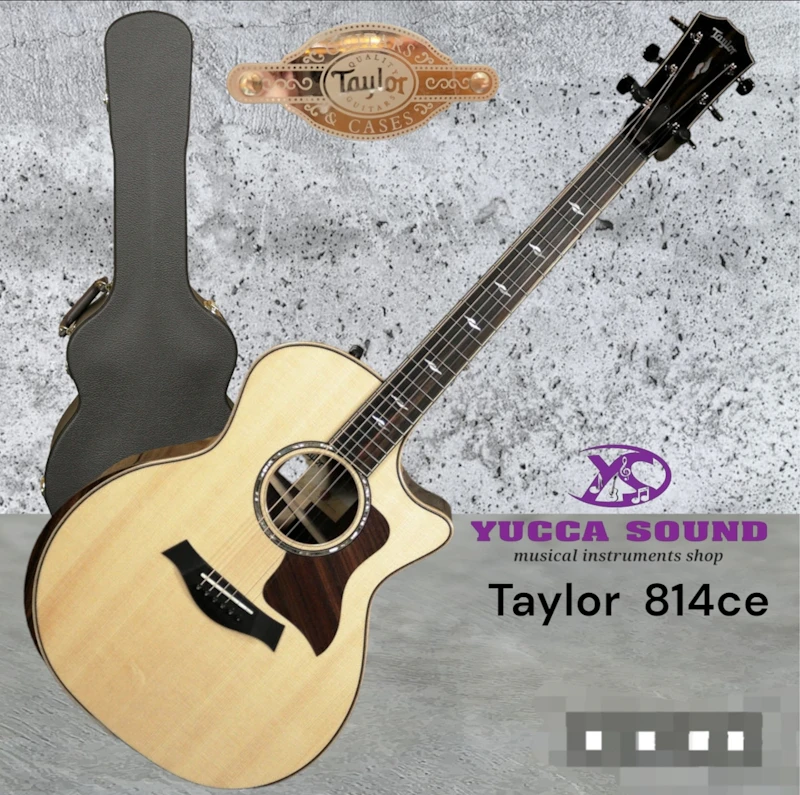 Taylor  814ce Acoustic/Electric Guitar Natural w/ Case