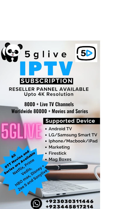 5Glive IPTV Panel