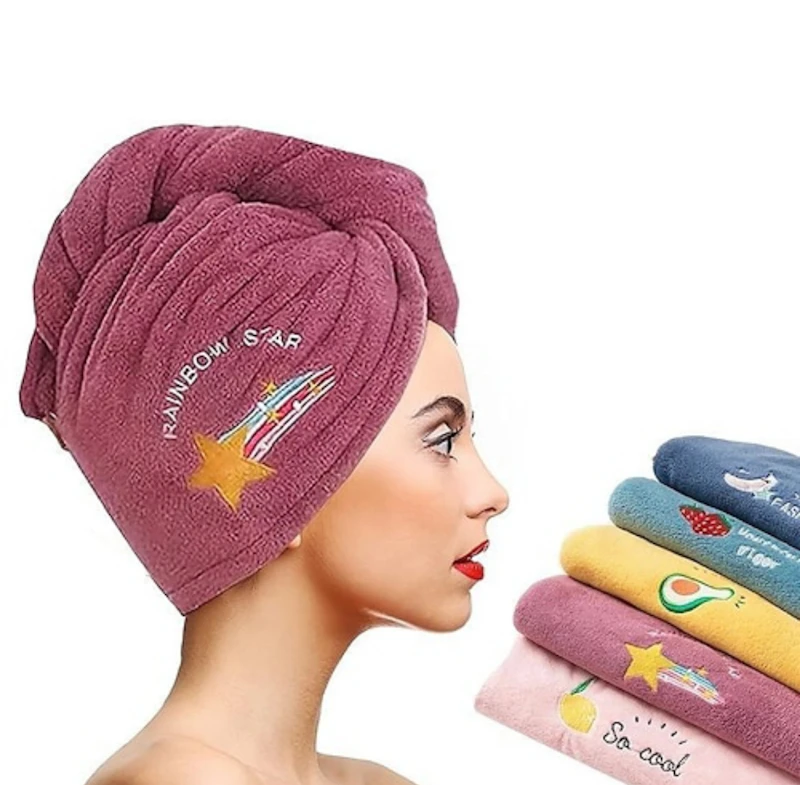 Quick drying hair towel