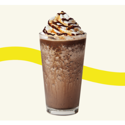 Icy Italian chocolate cream smoothie (Starbucks)