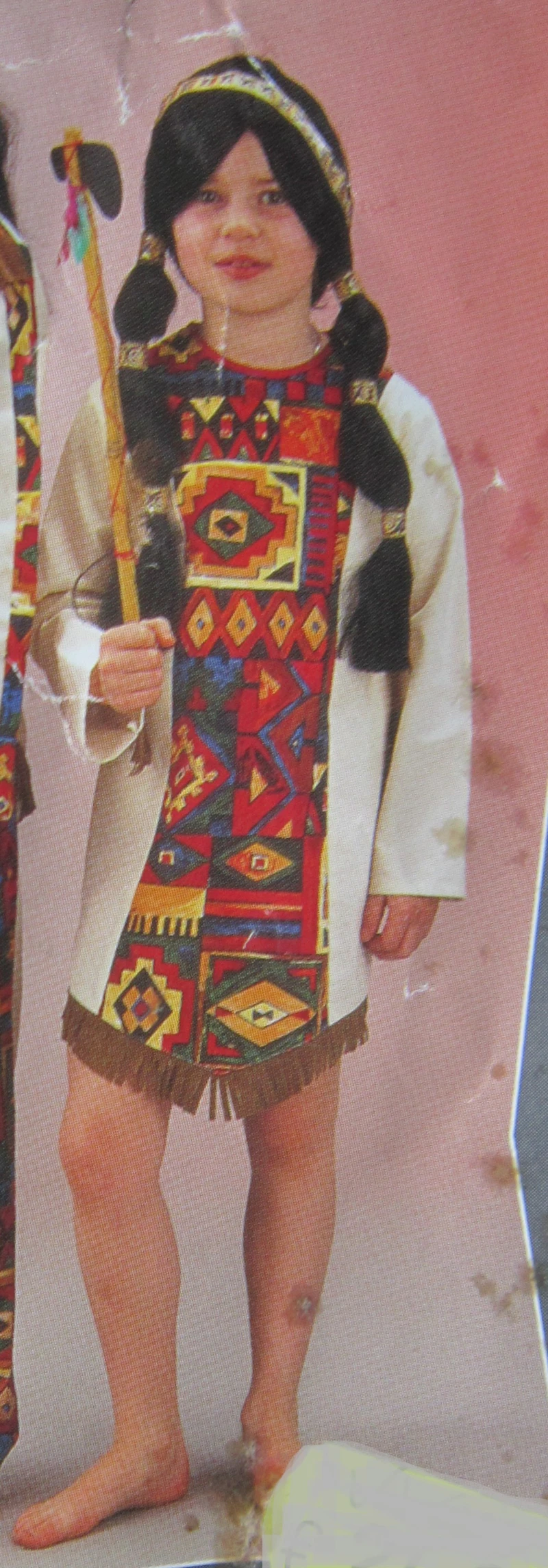 Kostüm Indianerin Hinomi Gr.140