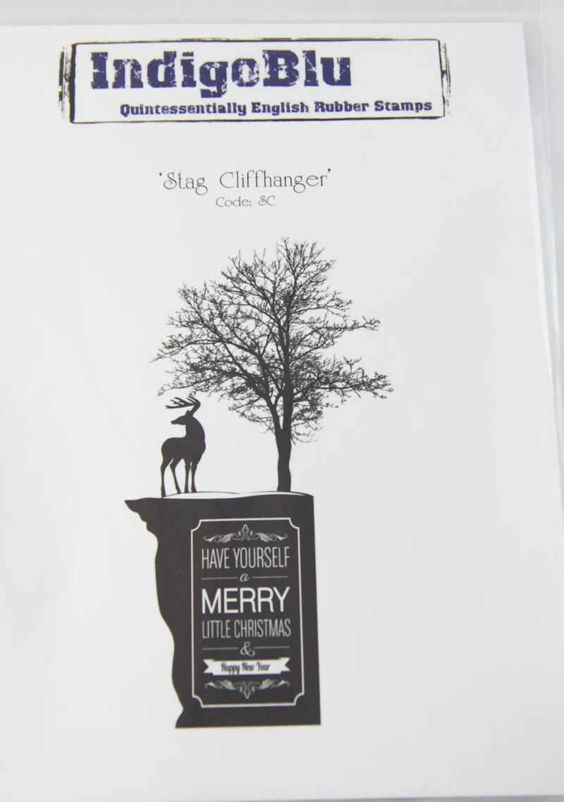 Indigo Blu A6 Stempel "Stag Cliffhanger"