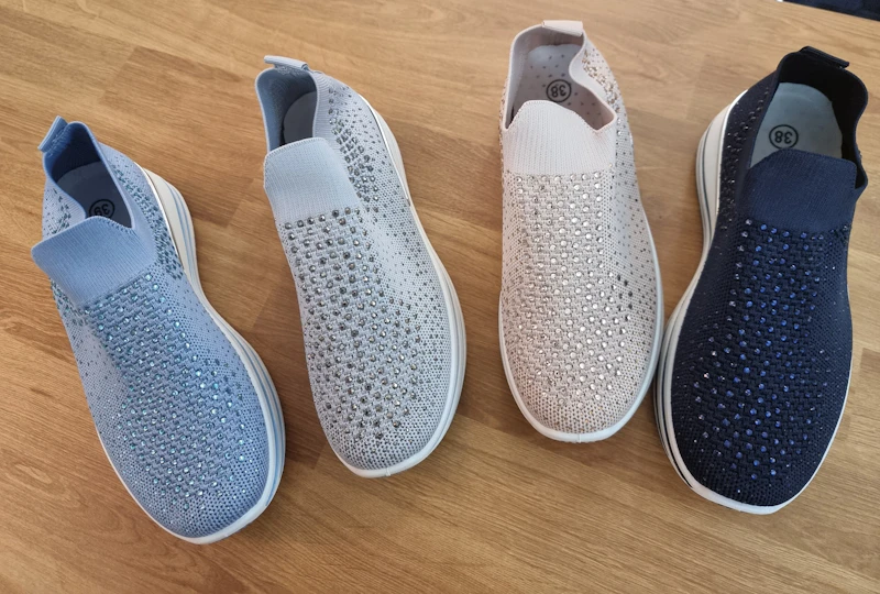 Stoff Schuhe, elastik 