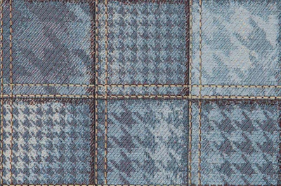 Upholstery fabric Jeans Patch, jacquard, width - 1,40 m.