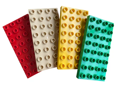 Bauplatte 4x8 Noppen in verschiedenen Farben