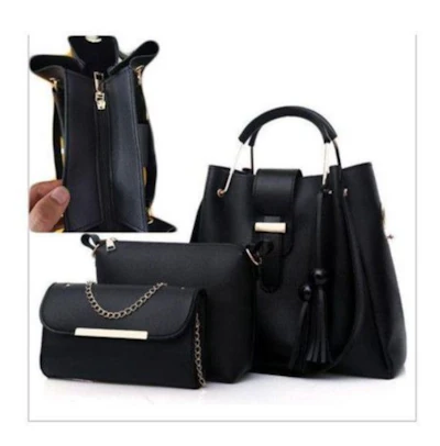 3in1 Office leather handbags- ladies
