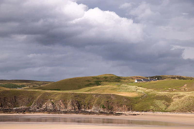 Am Strand in Schottland