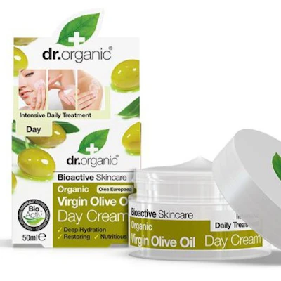 Dr Organic Virgin Olive Oil Olio Di Oliva Day Cream Crema Viso Giorno 50 ml