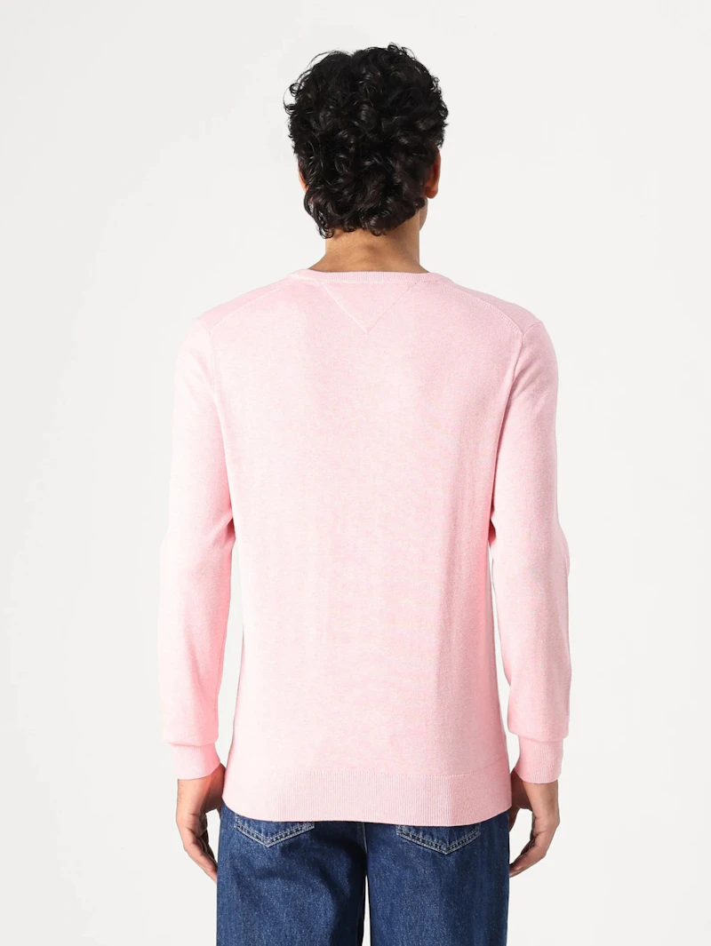 TOMMY HILFIGER  - PULL ROSE CREW NECK