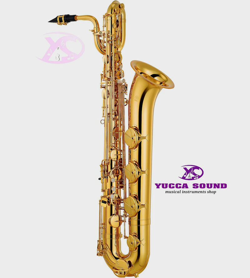 Yamaha YBS-480 Intermediate Eb Baritone Saxophone Gold Lacquer Lacquer Keys