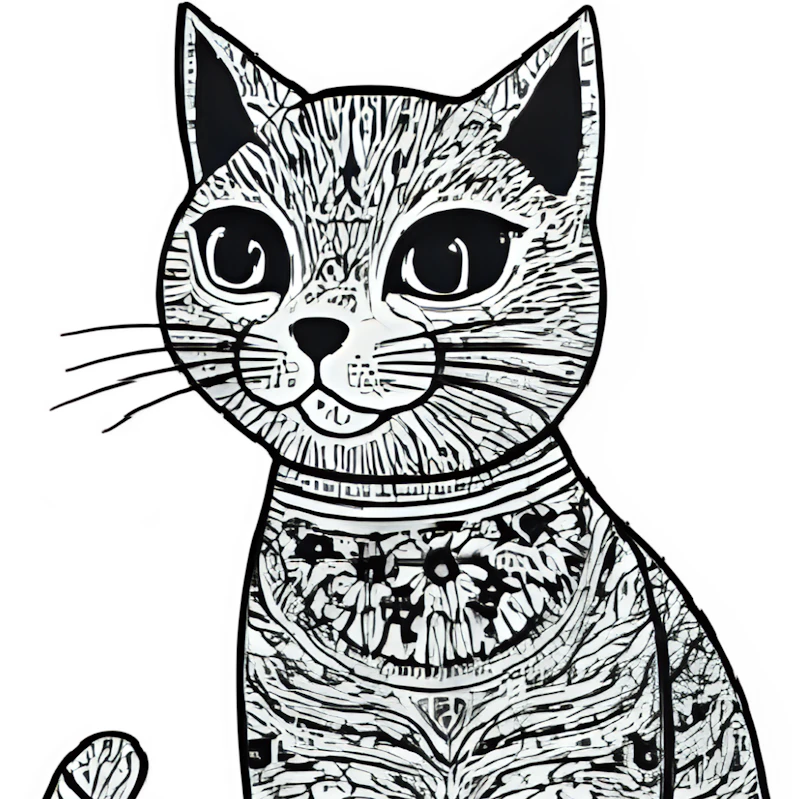 Katzen Mandalas: 50 Motive zum Ausmalen für Erwachsene