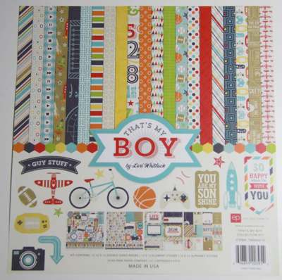Scrapbook - Set "That´s my Boy"