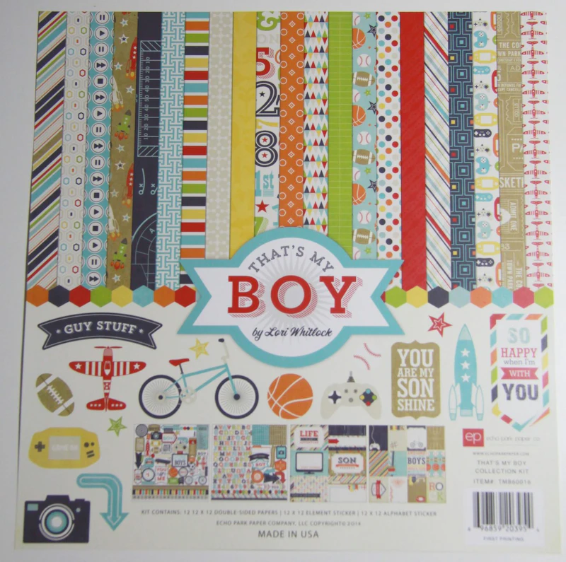 Scrapbook - Set "That´s my Boy"
