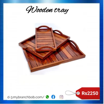 Wood Tray Large