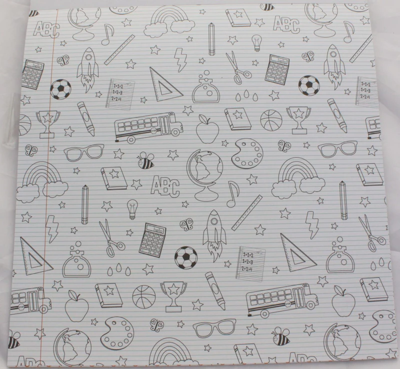 Scrapbook-Block "Schule"