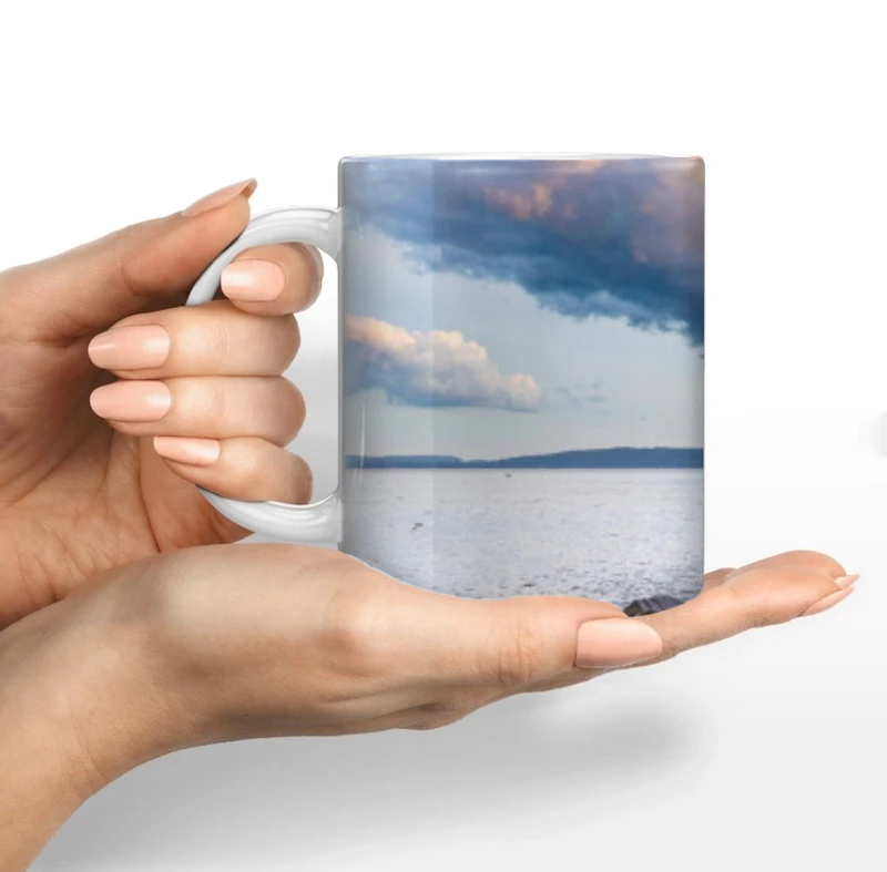 Leuchtturm Tasse Rügen - Sassnitz – Keramikbecher – Ostsee Motiv auf Rügen