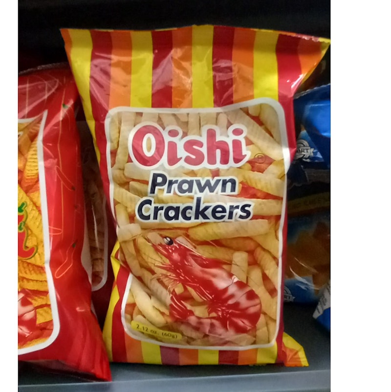 Oishi prawn crackers (Namaste)