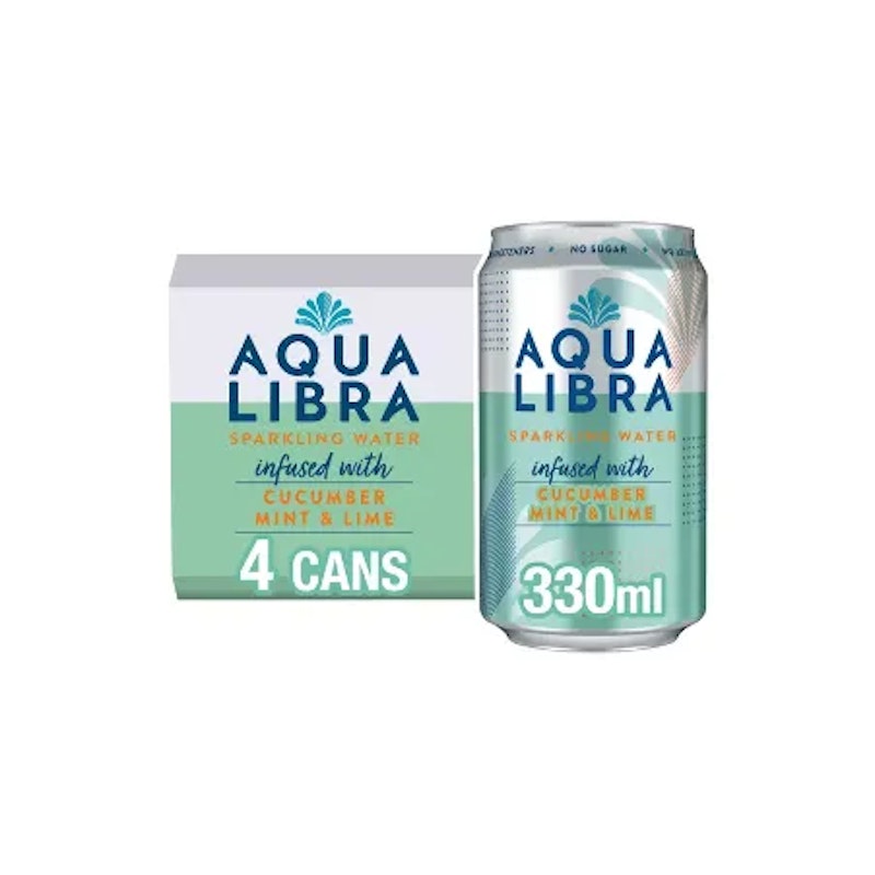 Aqua Libra Sparkling Water Infused with Cucumber Mint & Lime