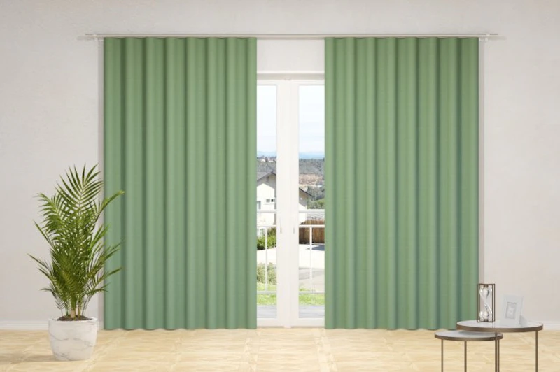 Curtain fabrics - SUNOUT, (back side of fabrics woven in white color), in 85 colors, width - 1,50 m.)