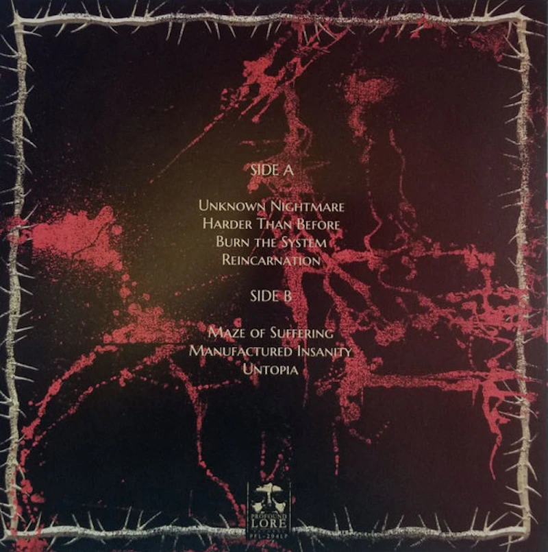 KRUELTY - "UNTOPIA" [12" Vinyl-BLACK]