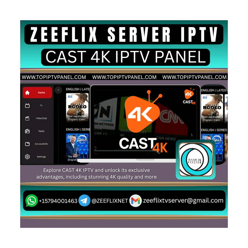 CAST 4K IPTV PANEL 