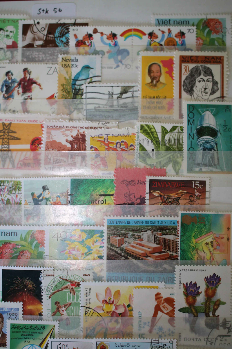 Robbert´s Briefmarken Posten Ausland gestempelt, Skt 56