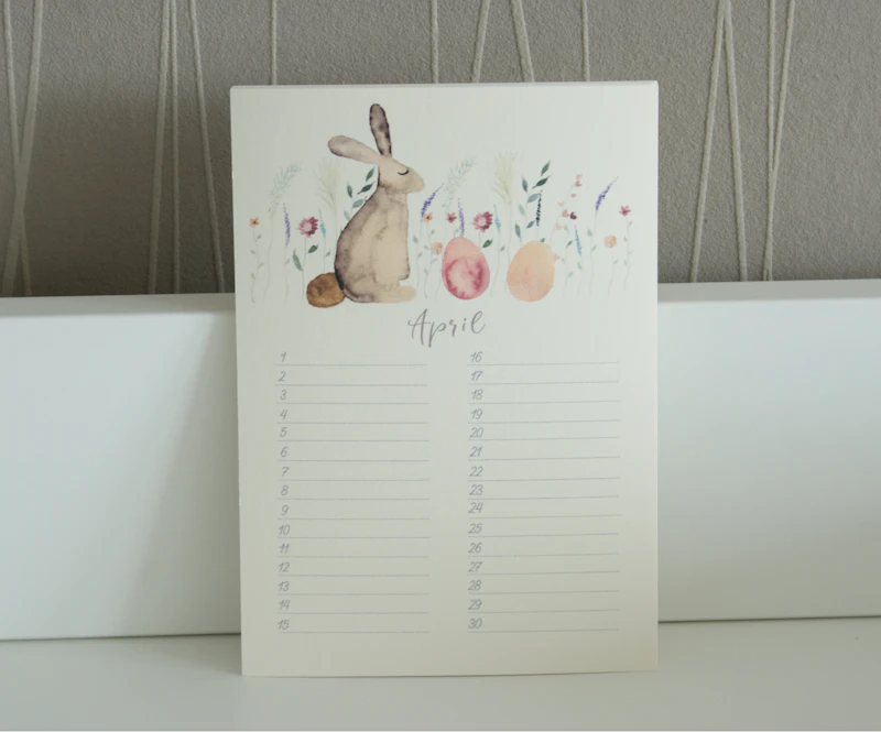 Geburtstagskalender  DIN A6