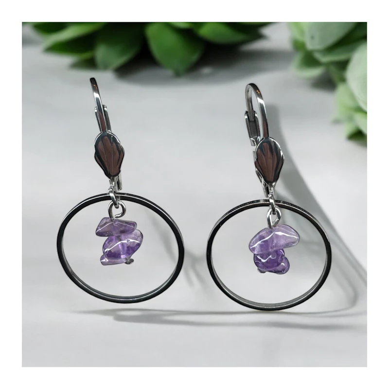 Ohrringe "Sina" mit Amethyst