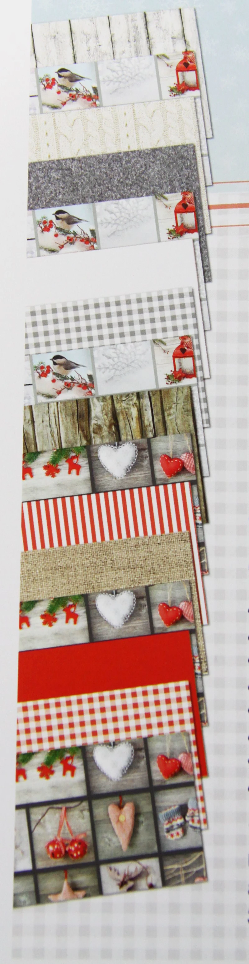 Bastelblock "Landhaus", 24x34cm, Winter